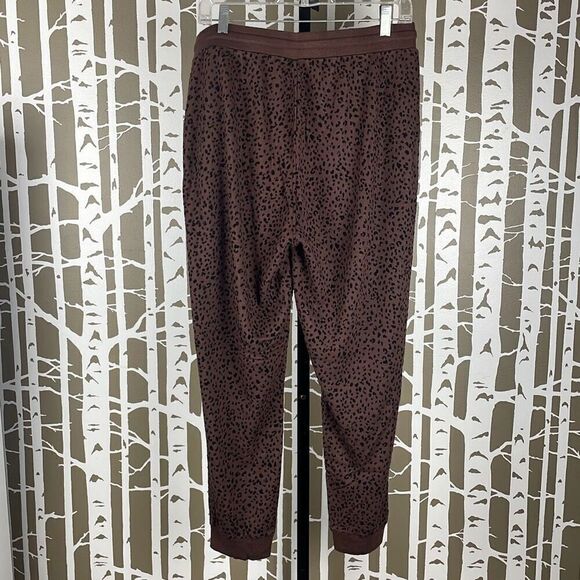 Jane and Delancey Leopard Print Jogger Lounge Pants L - Picture 5 of 8